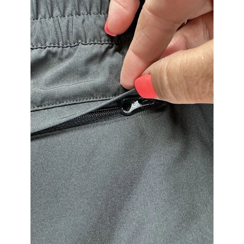 Ocean Pacific Women's Drawstring with 3 Zipper Pockets‎ Shorts, Black, New XL